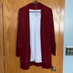 Merokeety Snap Button Cardigan